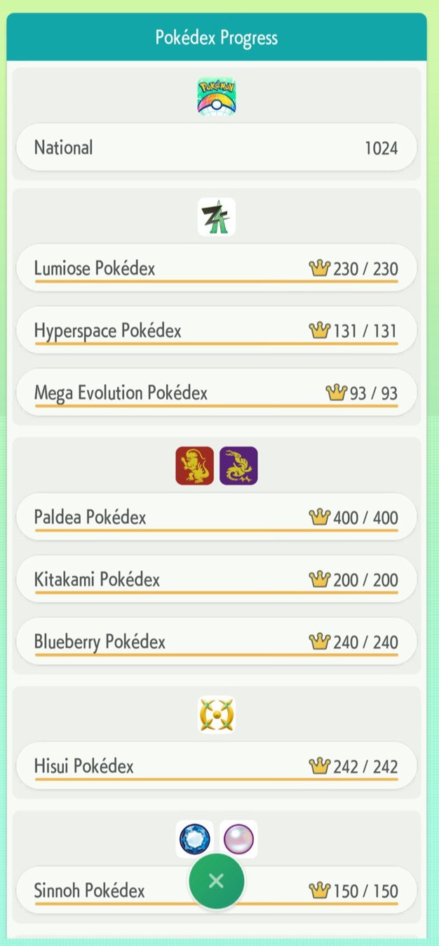 Pokemon HOME Ultimate living dex 100% | Shiny Non-Shiny | +3000 Pokemon