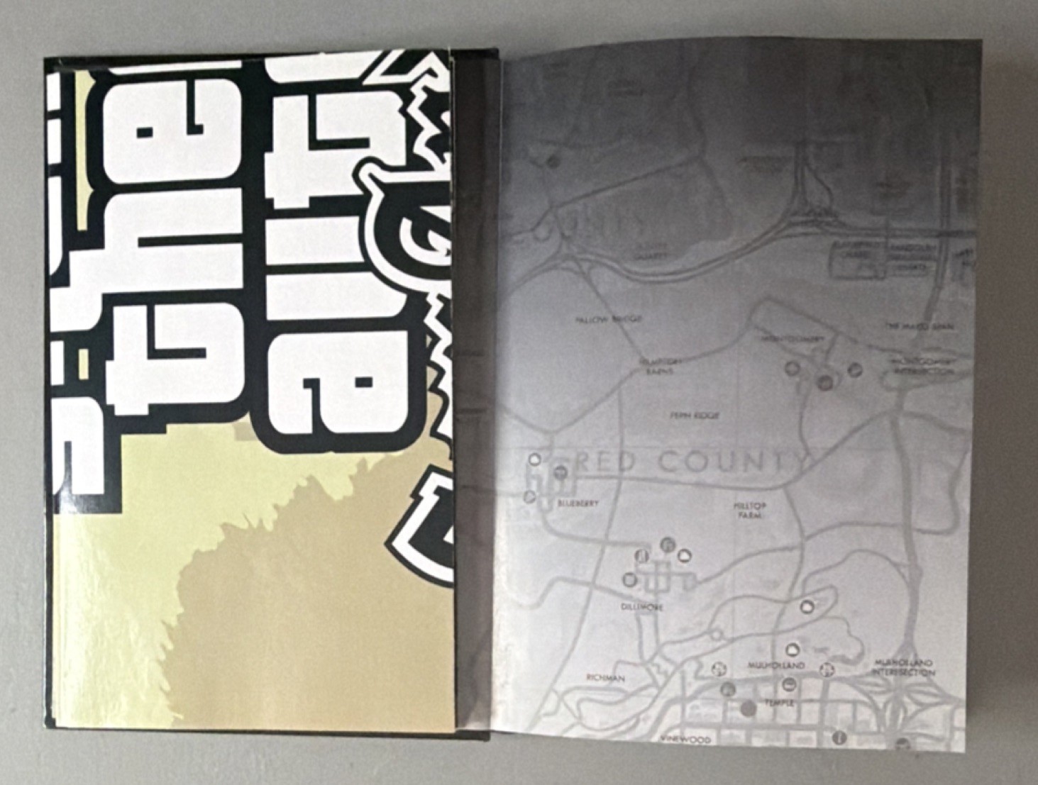 Grand Theft Auto: San Andreas Second Edition PC Rockstar Games Manual Map