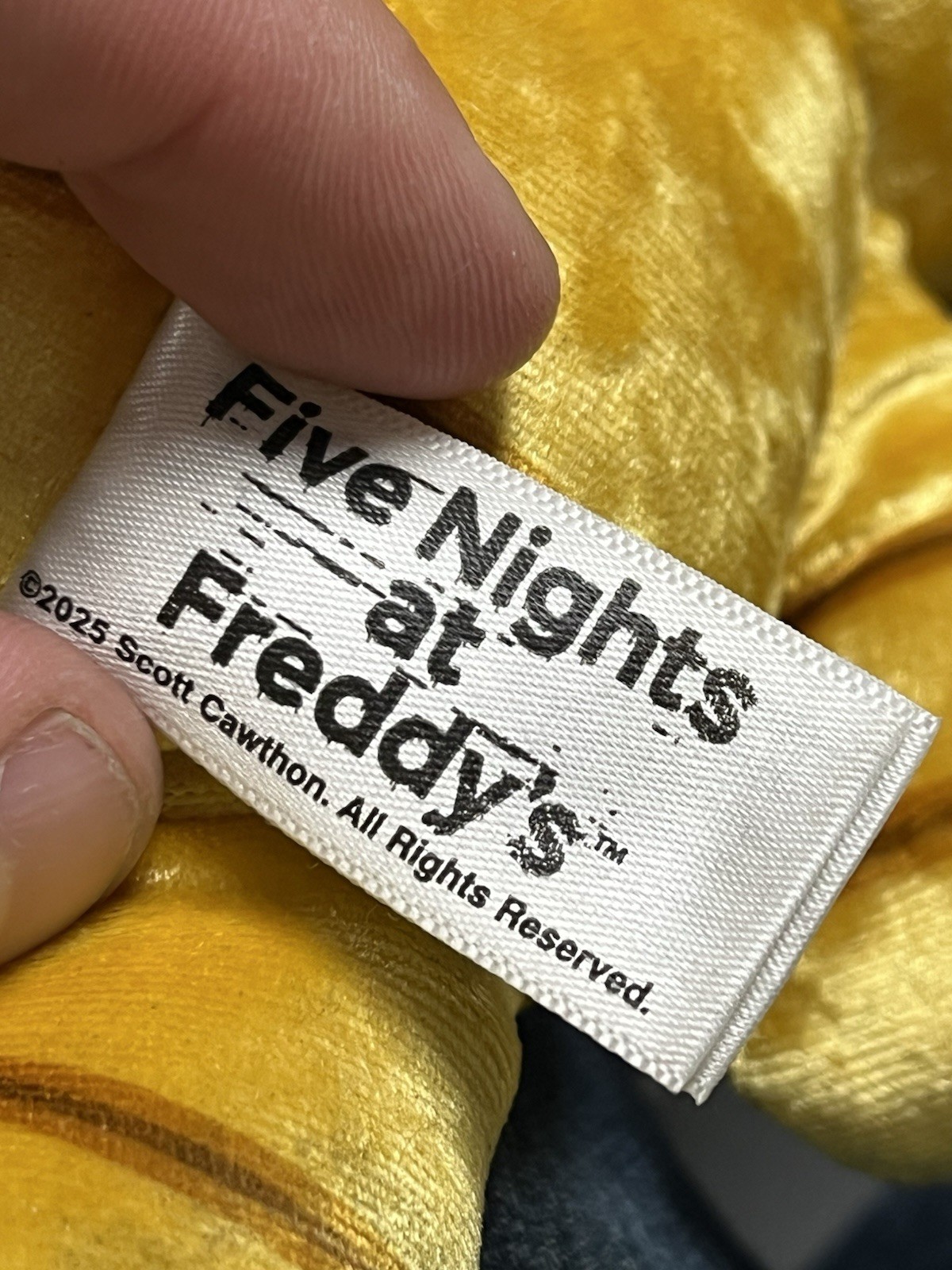 Five Nights At Freddy’s Golden Freddy Plush 8-9” Phatmojo 2025 Official
