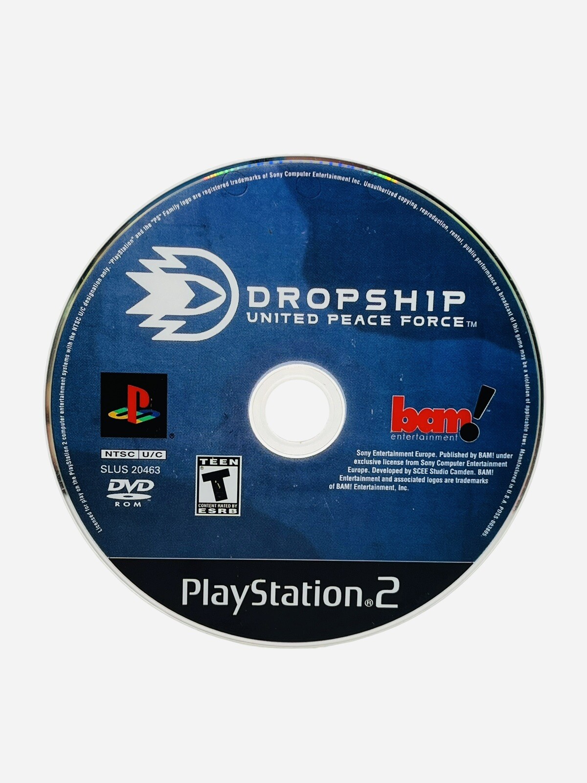 United Peace Force Drop Ship PS2 Game Sony PlayStation 2 VTG Shooter Disc Only