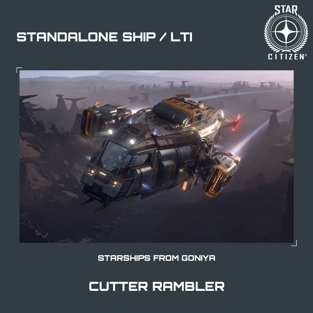 STAR CITIZEN – DRAKE CUTTER RAMBLER – LTI – CCU’d – (Lifetime Insurance)
