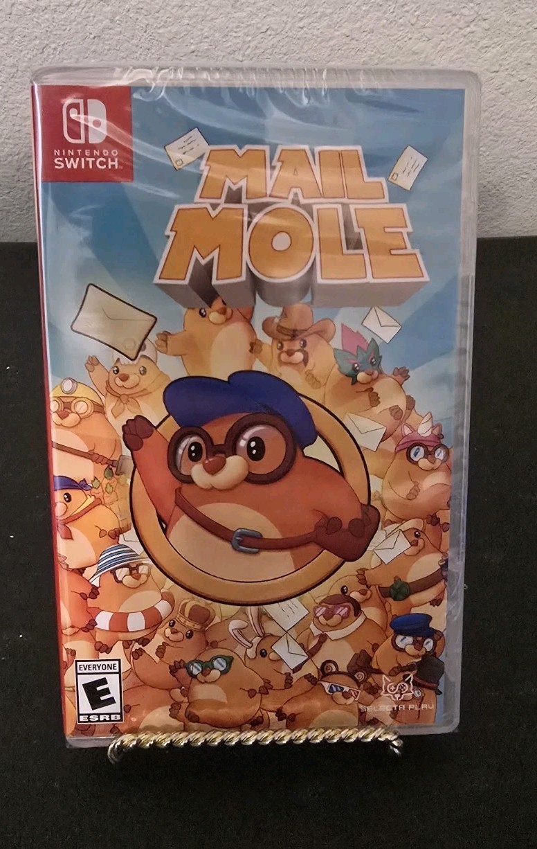 Mail Mole Nintendo Switch Game New Sealed Complete CIB ESRB USA Version