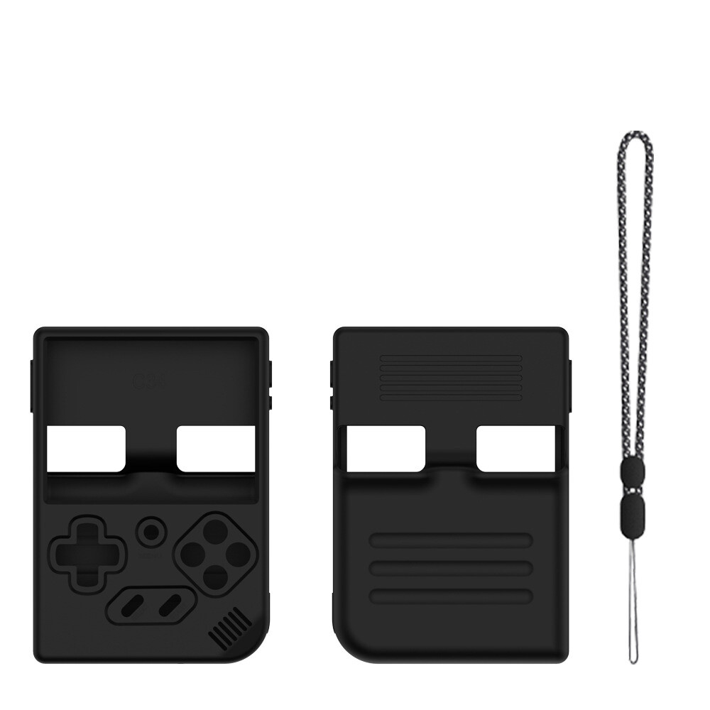 For ANBERNIC RG35XX plus game console silicone case drop protection simple