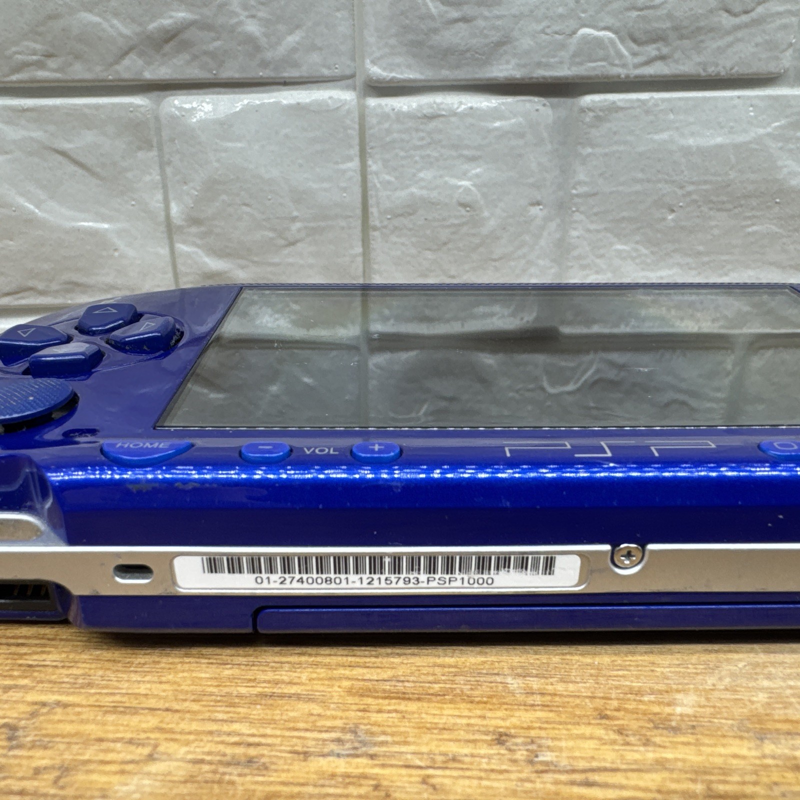 Sony Playstation PSP 1000 Blue Handheld System Console For Parts Repair