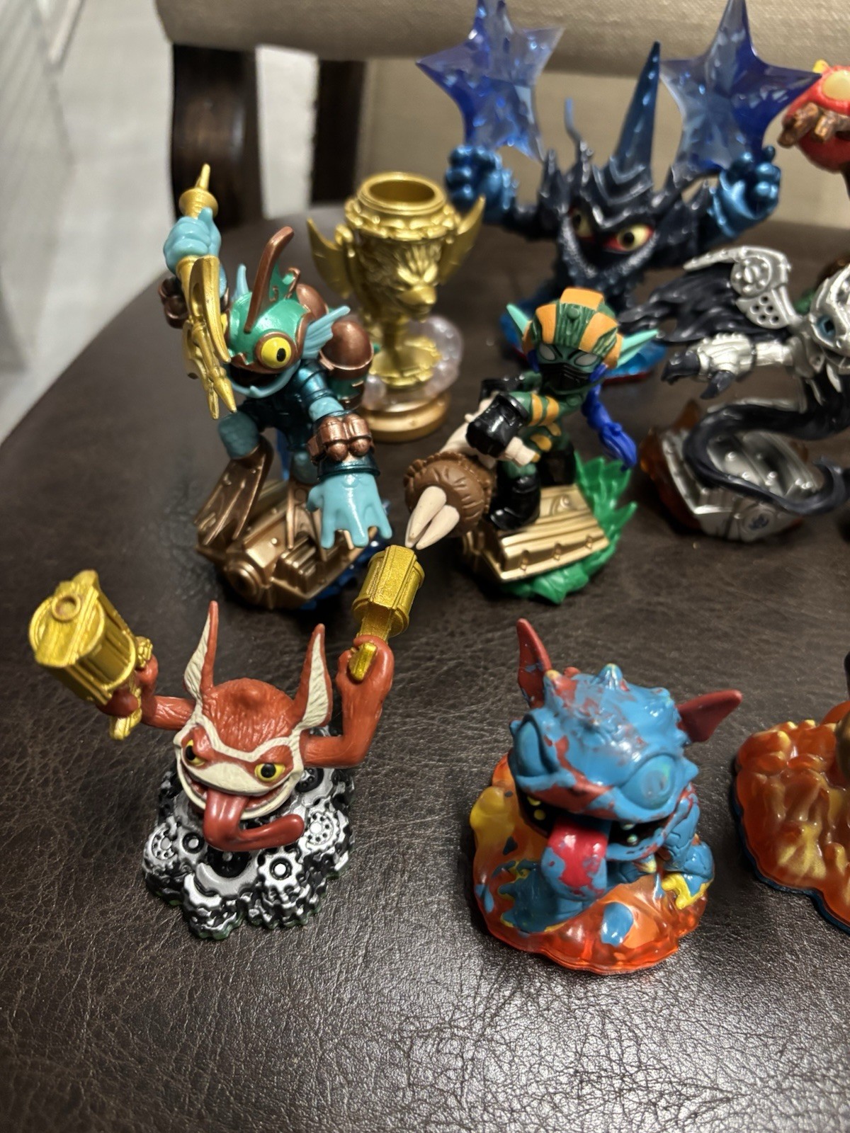 Skylanders Lot Legendary Ignitor Dark Spitfire Hot Dog Crypt Cruiser Tree Rex