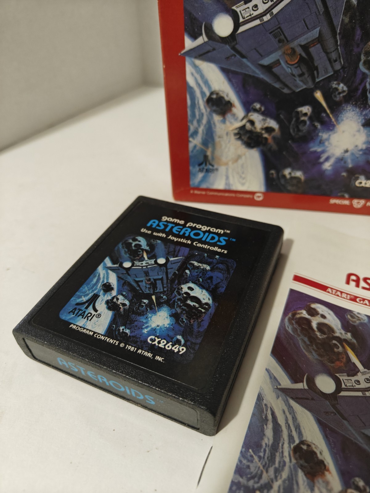 Asteroids (Atari 2600, 1981) CIB Complete In Box
