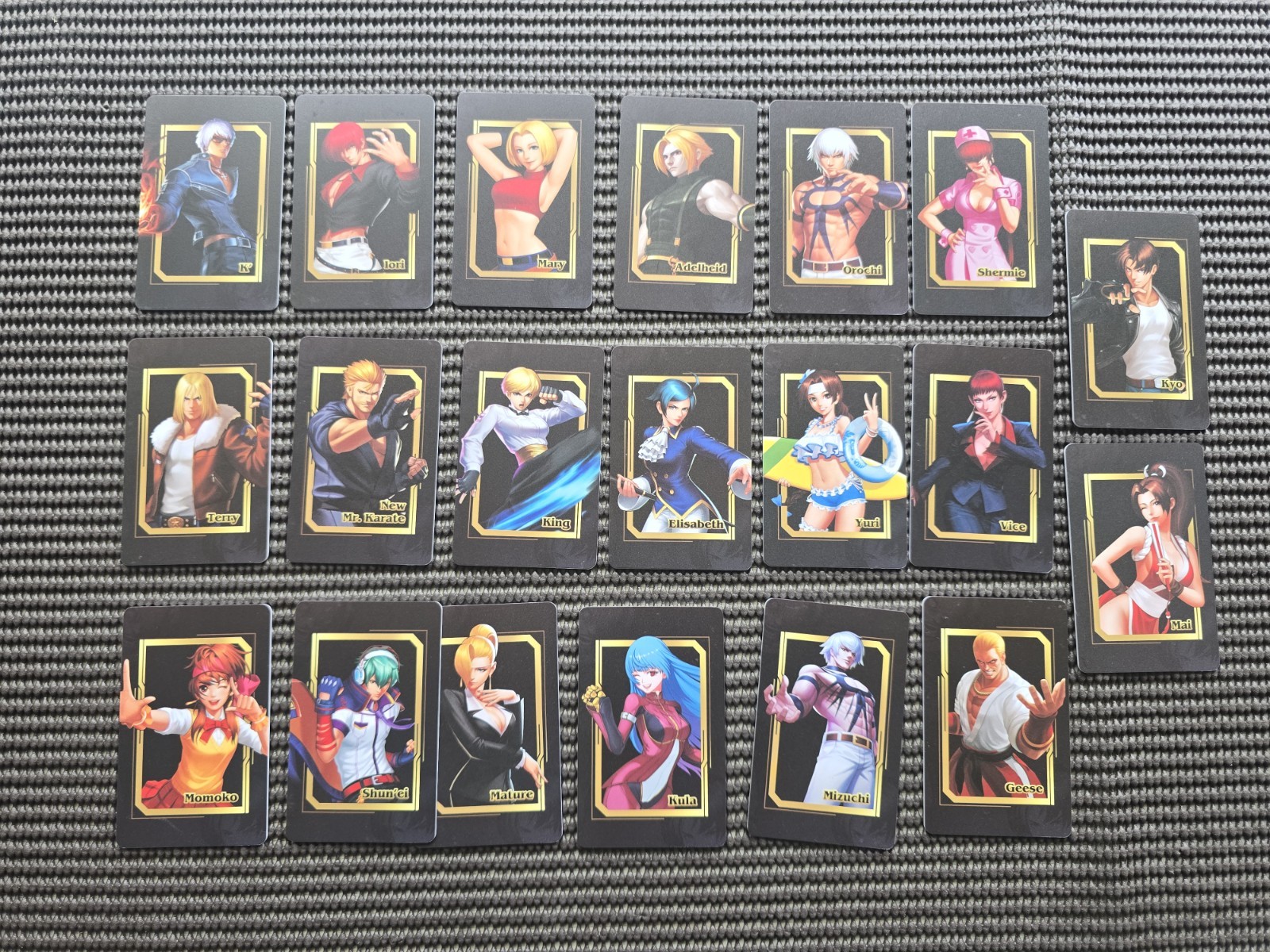 King Of Fighters 98 KOF98 UMOL Anniversary Character Card Set Rare Promo NEOGEO