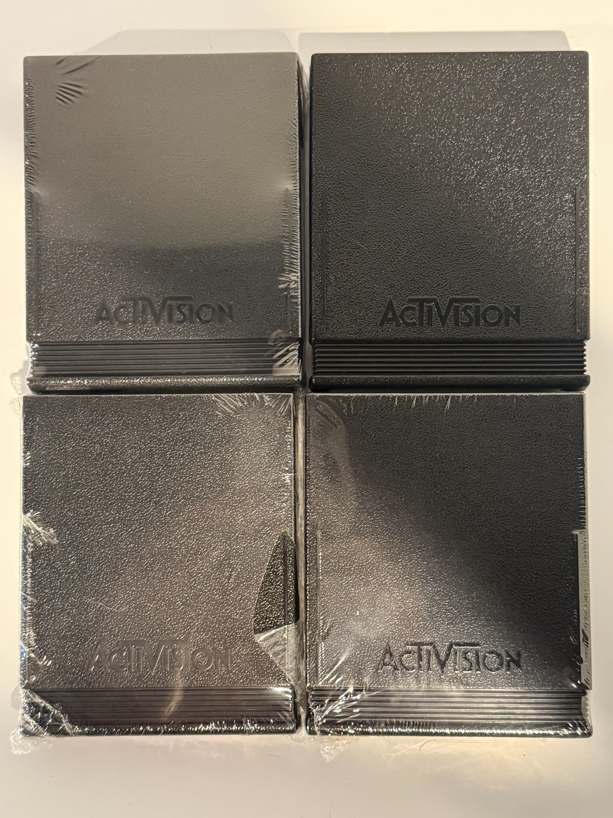 Group of 4 Atari 2600 Activision games – Untested- laser blast – Stampede- Robot