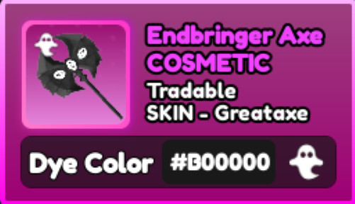 World Zero WZ – COSMETICS – #B00000 (GHOST) – SKIN
