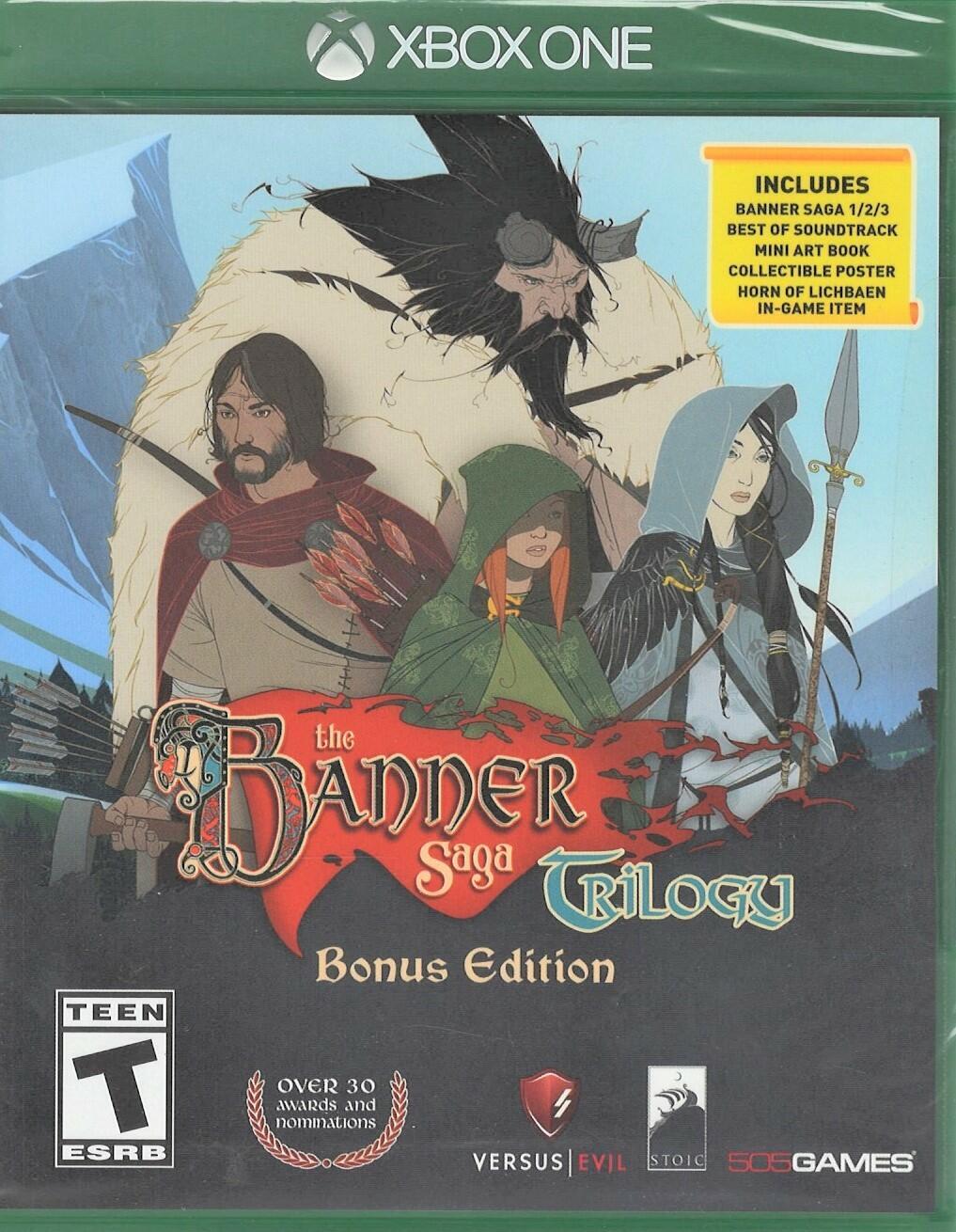 Banner Saga Trilogy Bonus Edition Xbox One (Brand New Factory Sealed US Version)