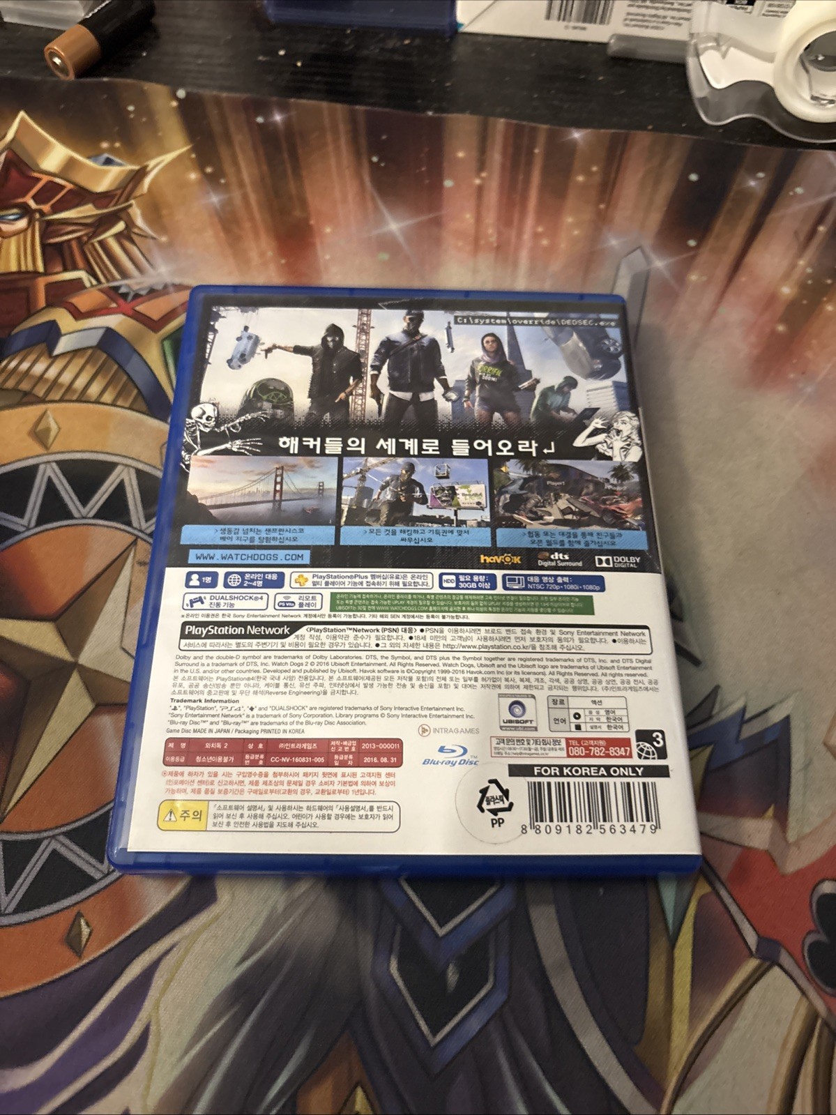 Watch Dogs 2 (PlayStation 4, 2016) Korea Edition