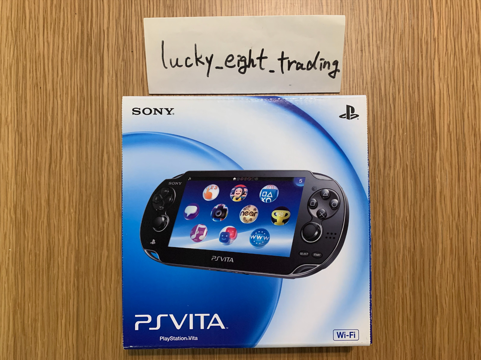 PS Vita Crystal Black PCH 1000 ZA01 Console Charger Box PSV Fat [BOX]