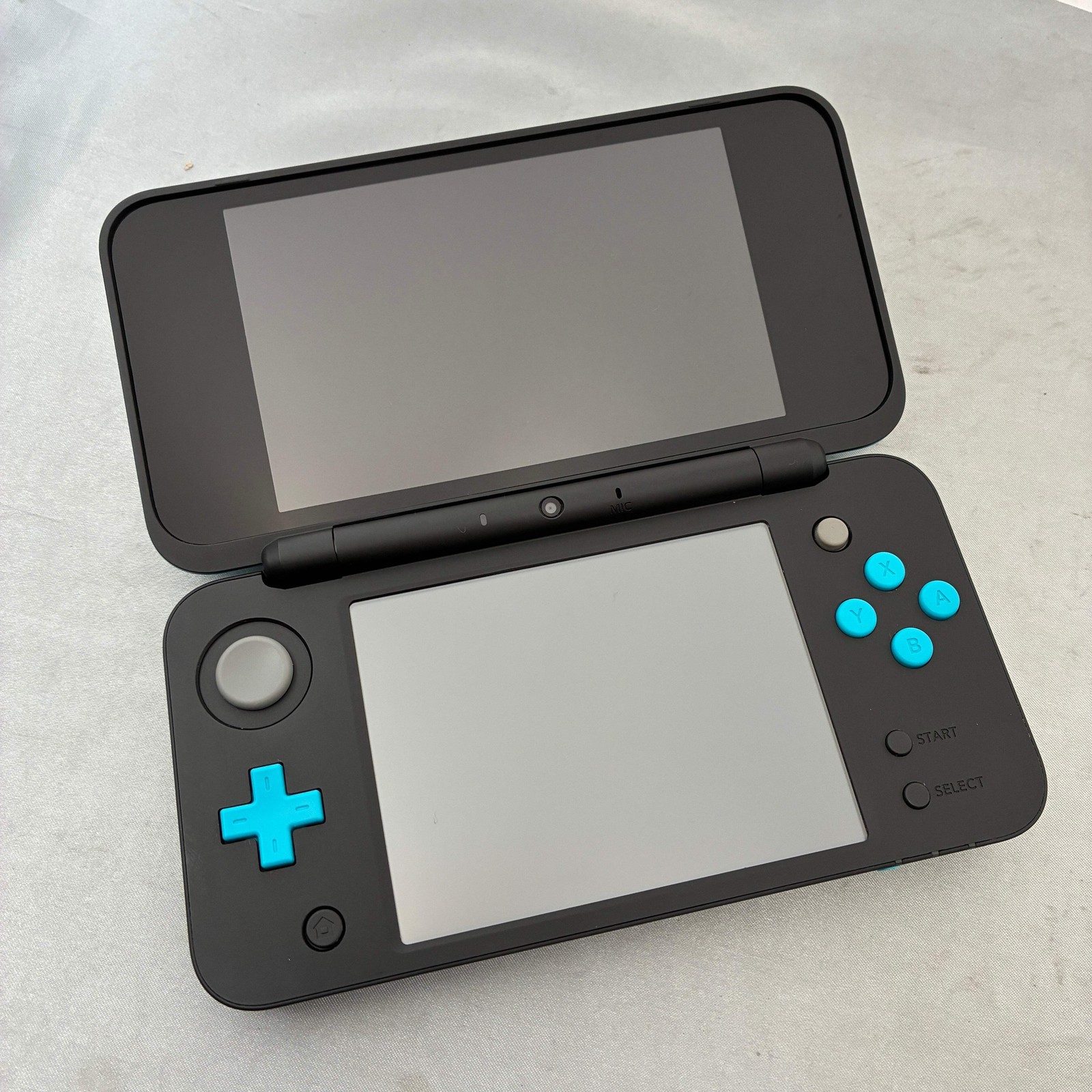 Nintendo new 2DS LL Handheld Console only Black×Turquoise JAN-001 Tested NTSC-J