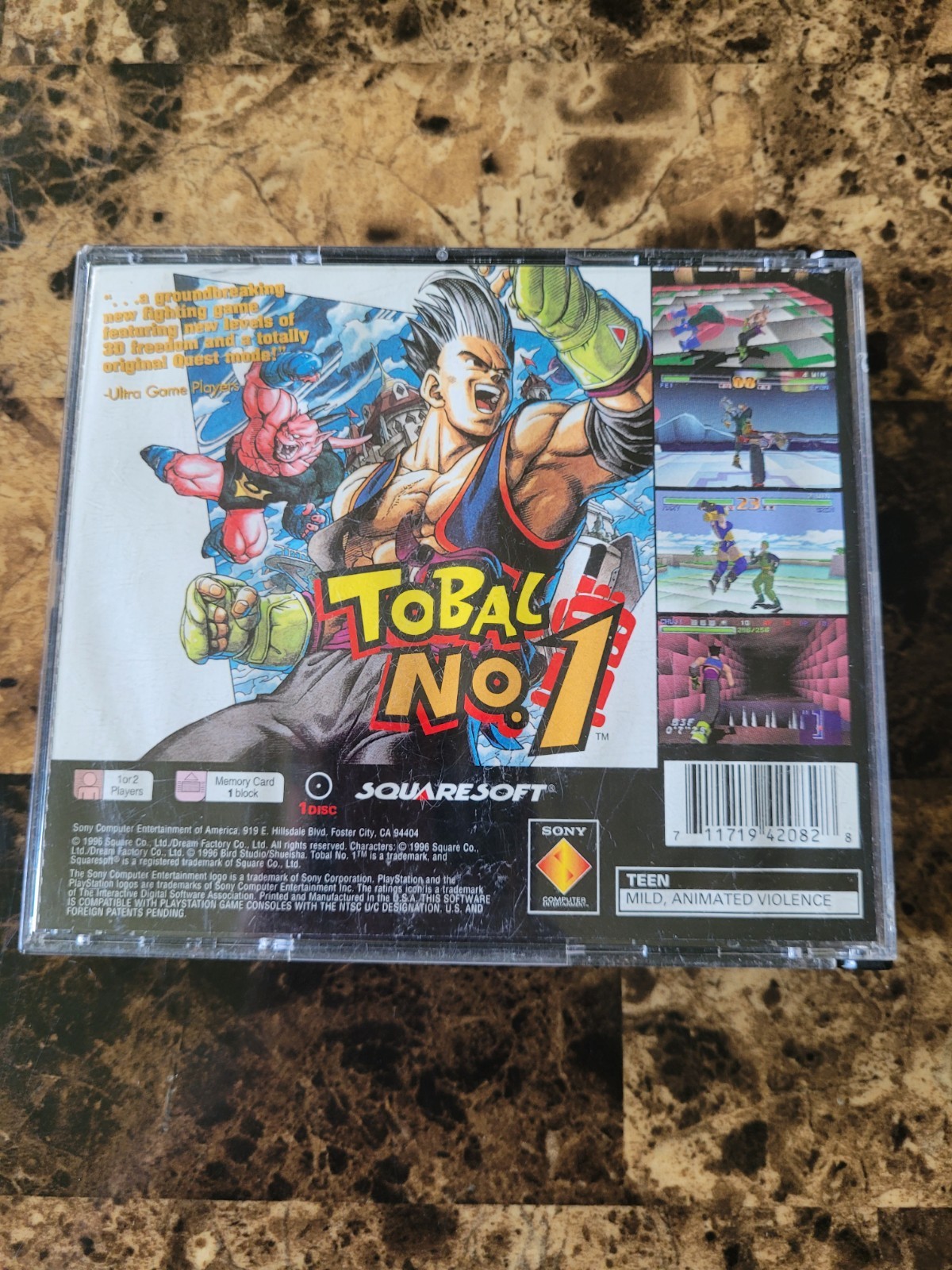 Tobal No 1 (Sony PlayStation 1 PS1, 1996) CIB Complete In Box (Tested & Working)