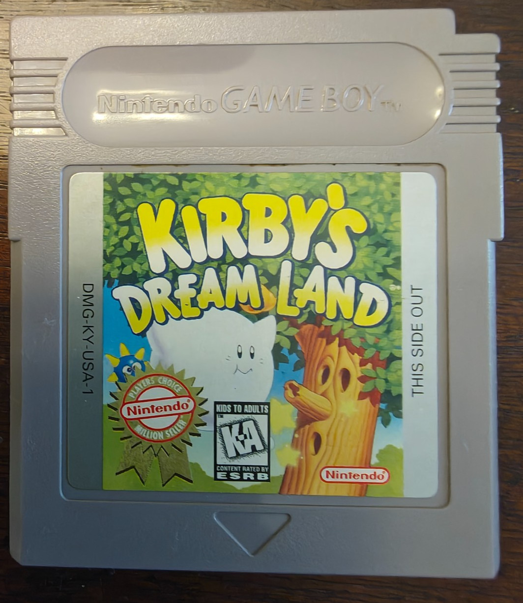Kirby’s Dream Land Nintendo Game Boy Authentic OEM Cartridge w/Protective Case