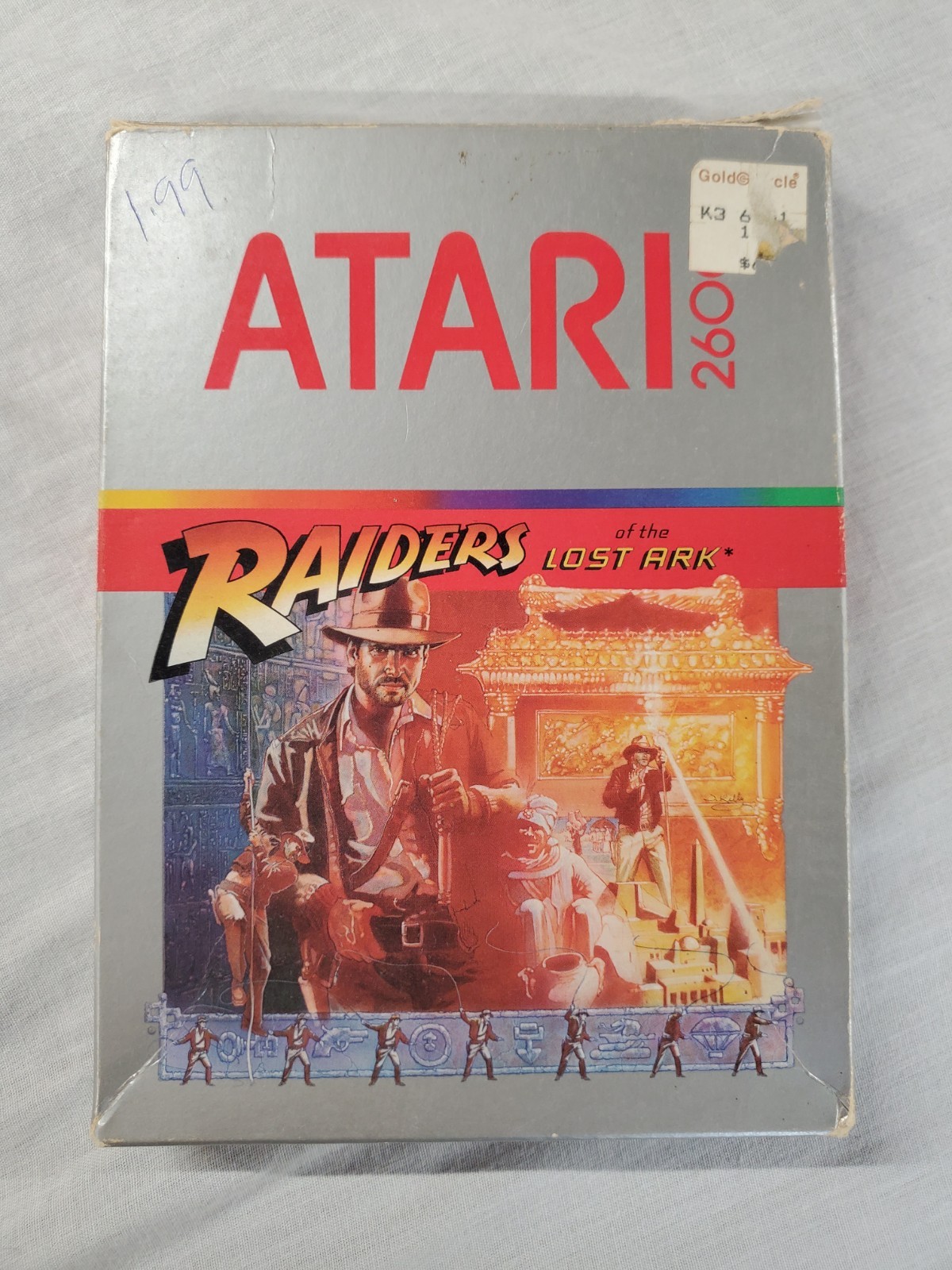 Raiders of the Lost Ark (Atari 2600, 1982) Complete In Box CIB (B043)