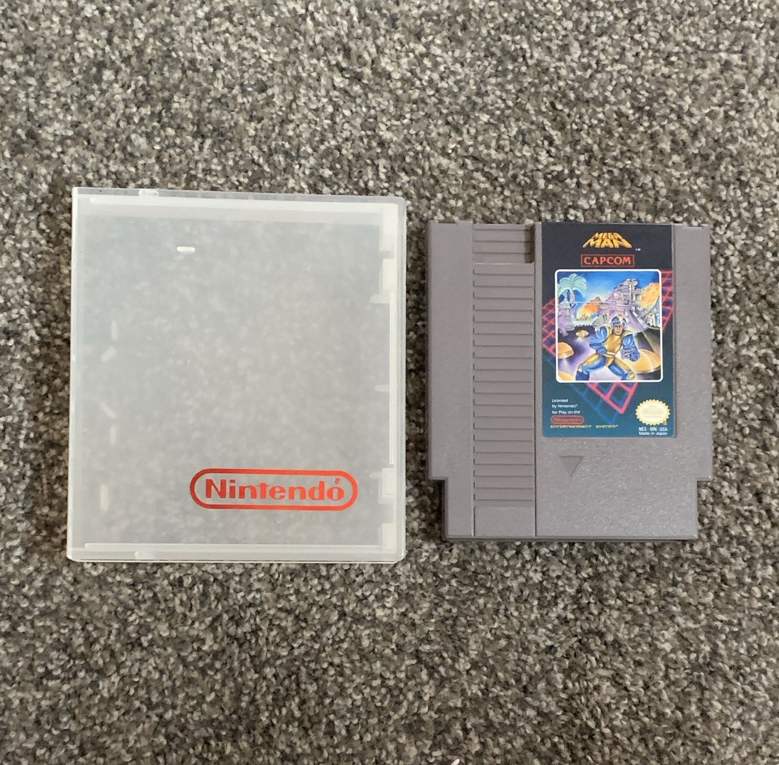 Capcom Mega Man Nintendo NES NTSC-U/C Action Adventure Game Cartridge w/ Case