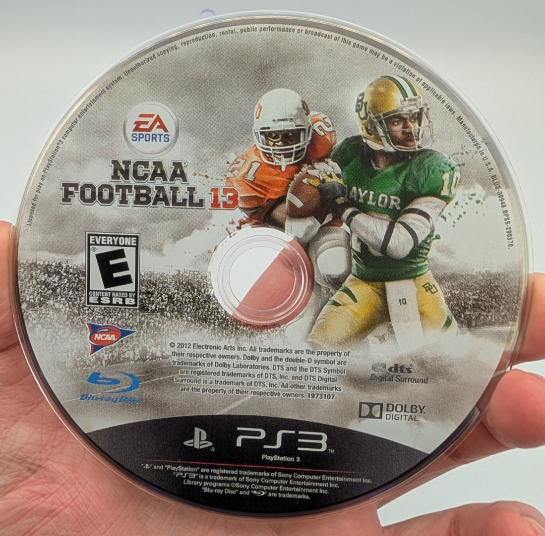 NCAA Football 13 (Sony PlayStation 3, 2012) – CIB Complete – Tested