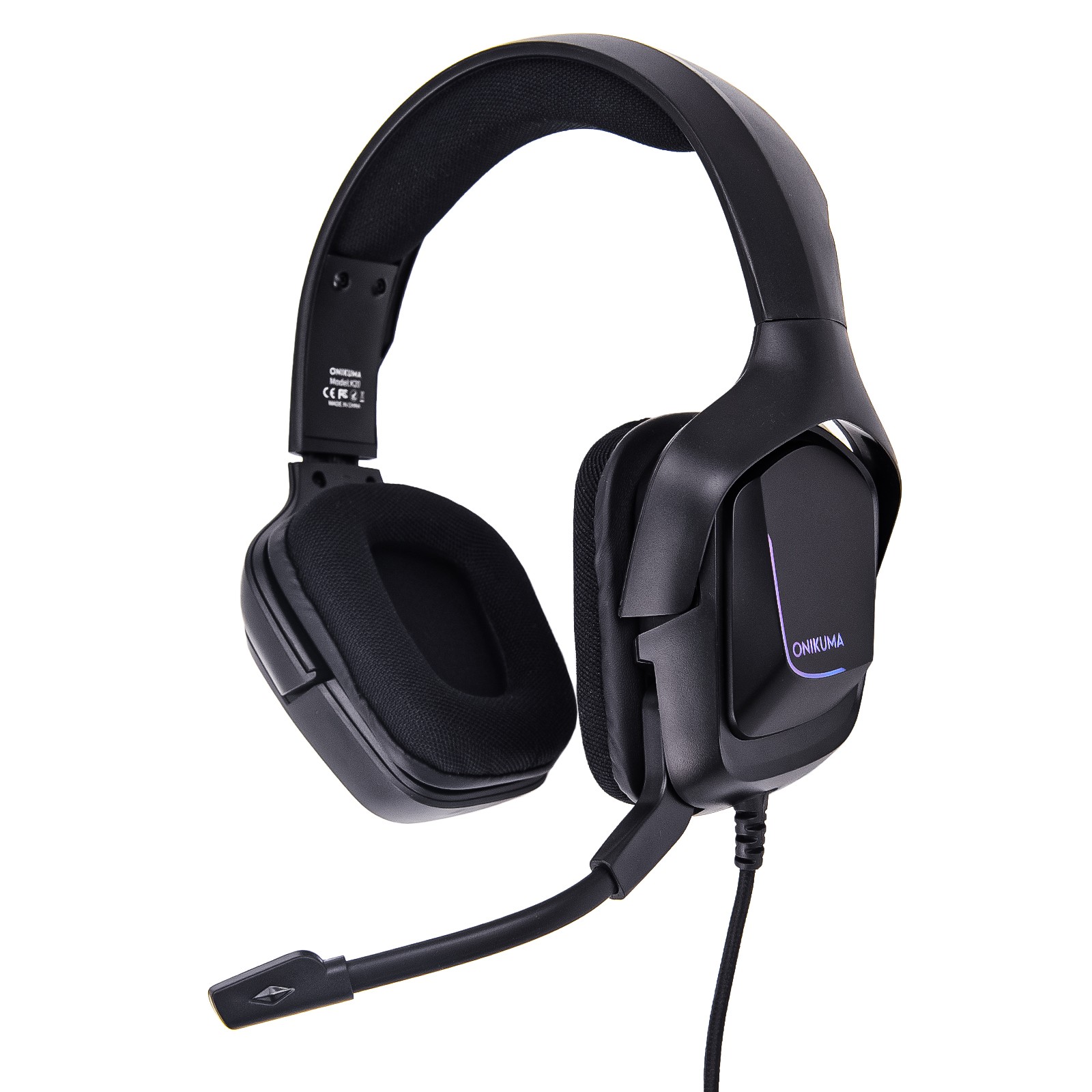 Gaming Headset Headphone w/ Noise Cancelling Mic for FPS RGB Linght 3.5mm jack