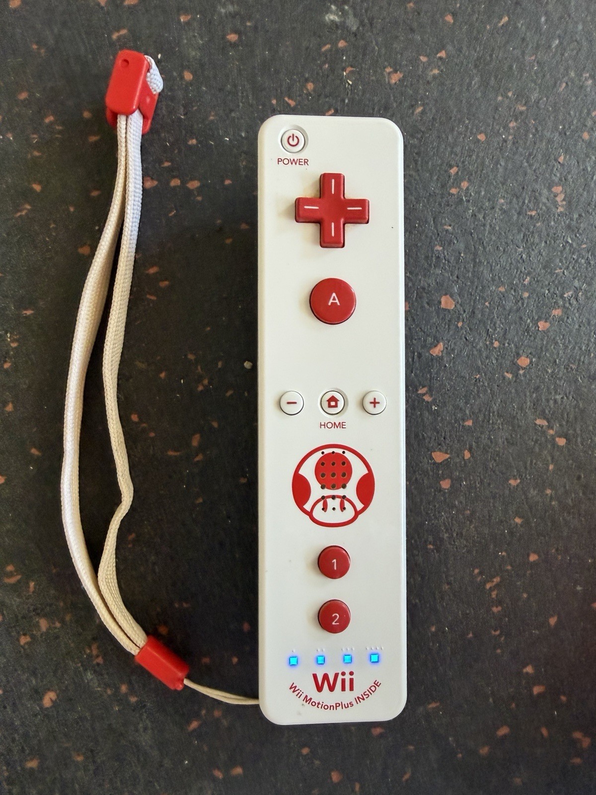 Toad Wii Remote And Wheel, RVL-036 With Motion Plus