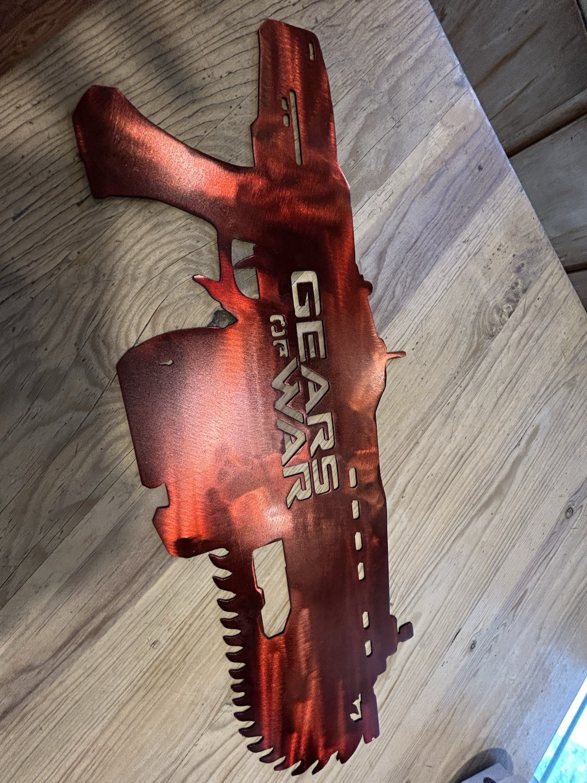 Gears Of War Metal Lancer Sign 22×8”