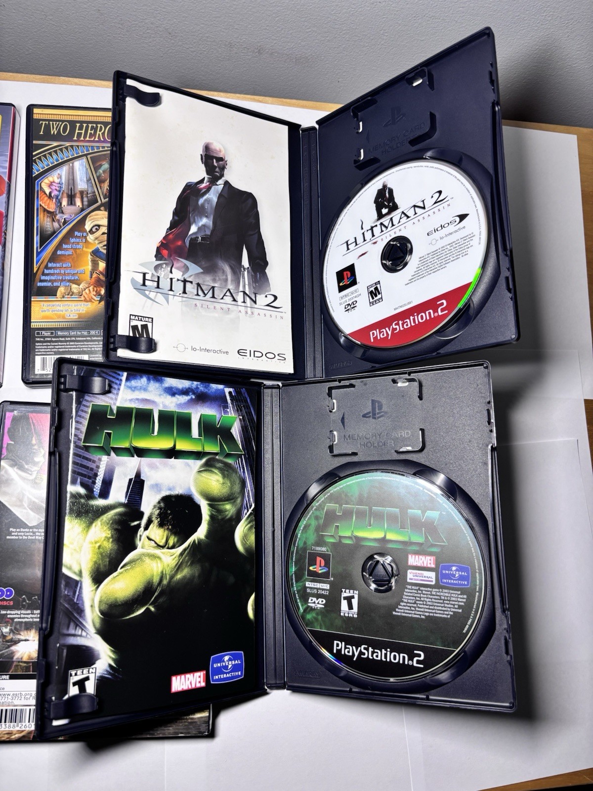 12 PlayStation 2 PS2 Games CIB Tested Lot Ratchet Sphinx Pac-Man Haunted Mansion