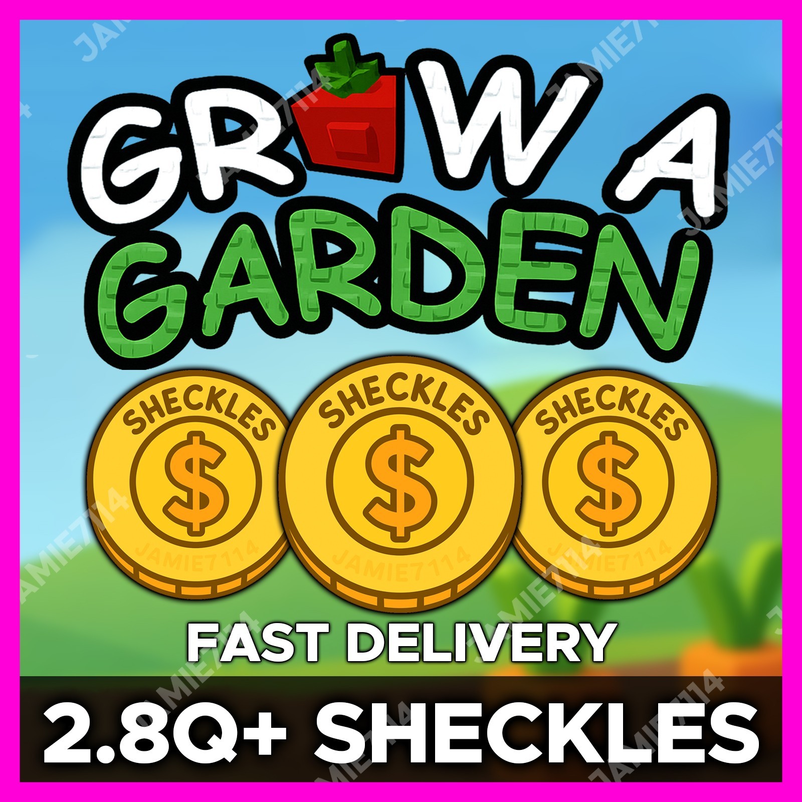 [2.8Q+ Sheckles] 💰🌱 Roblox Grow a Garden 💰🌱 CHEAPEST – Fast Delivery 🚀