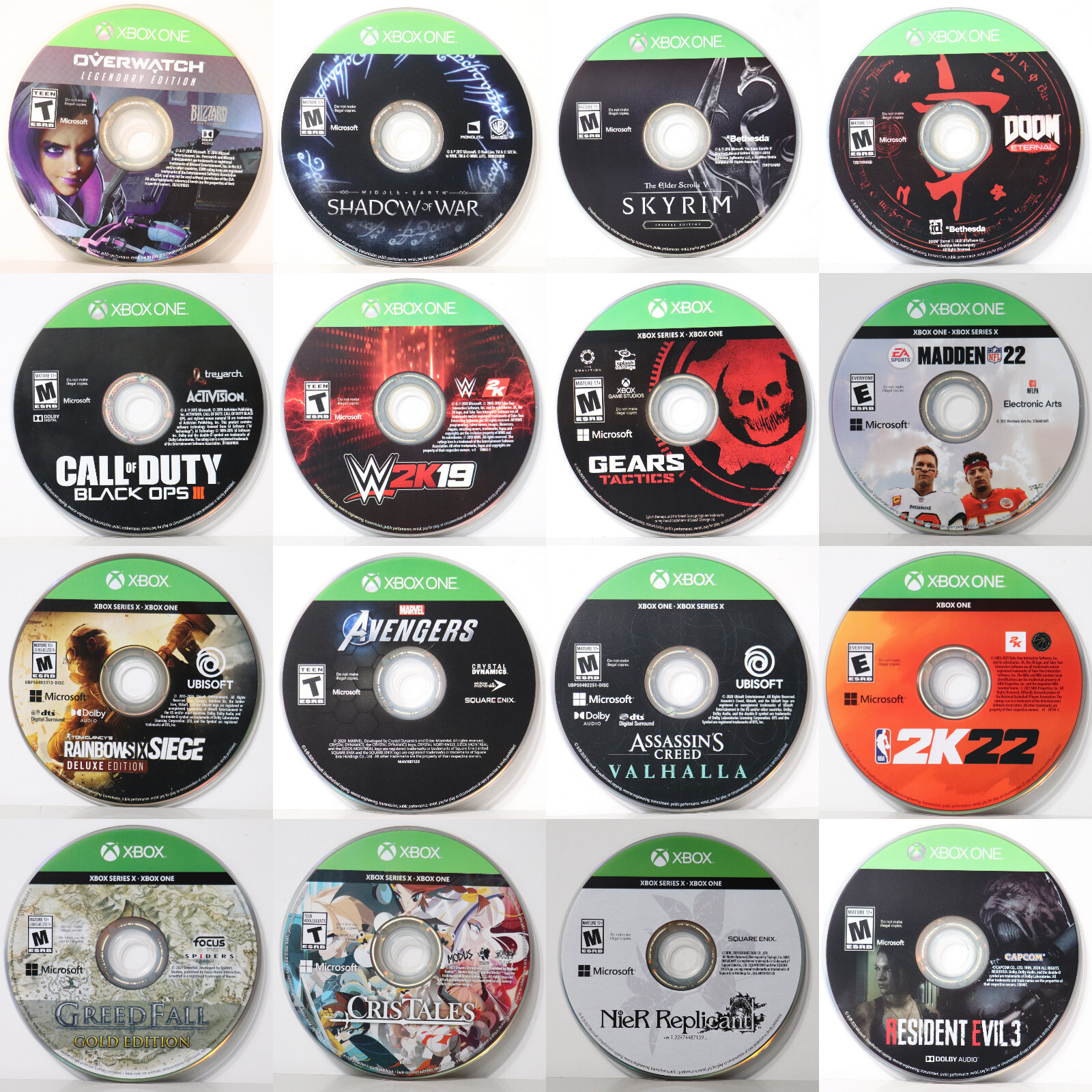Microsoft Xbox One Video Games – Pick & Choose Video Games Lot