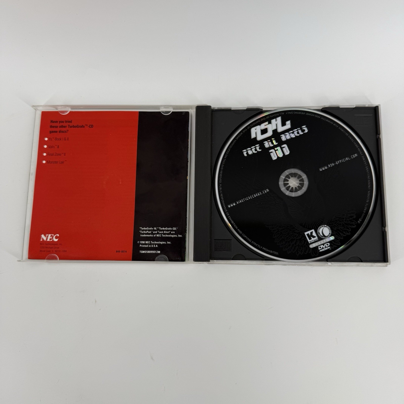 Last Alert • TurboGrafx-CD • UNTESTED • Fast Shipping! • TubroGrafx-16 • NEC