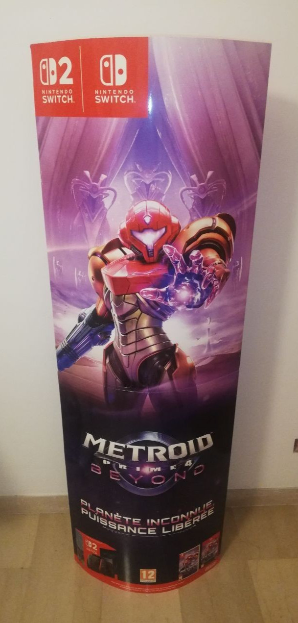 Metroid Prime 4 Beyond Store Display Standee Sign Promo Nintendo Switch RARE