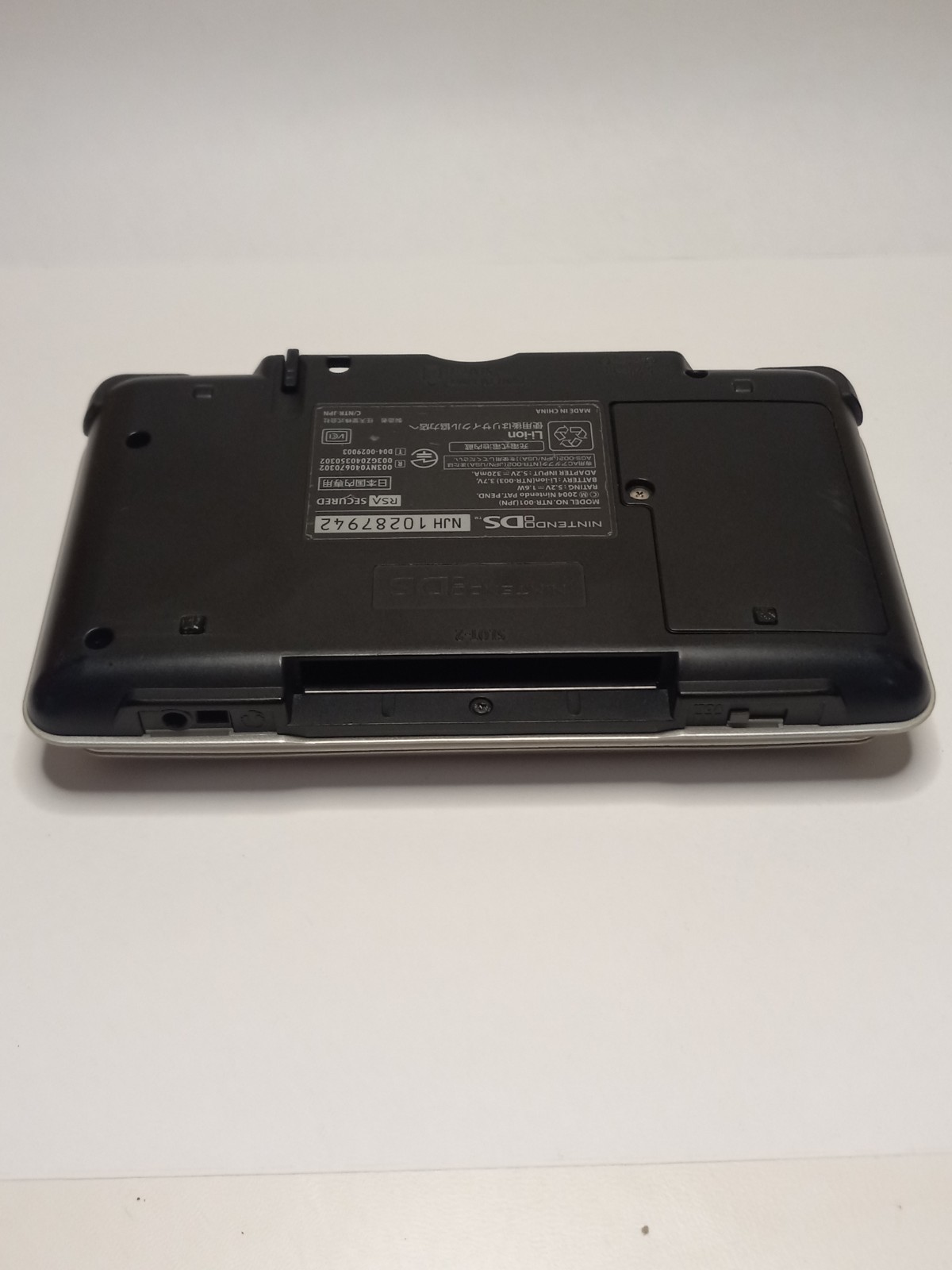 Japanese Nintendo DS Fat NTR-001 (Silver) – Tested Working + Charger & Stylus