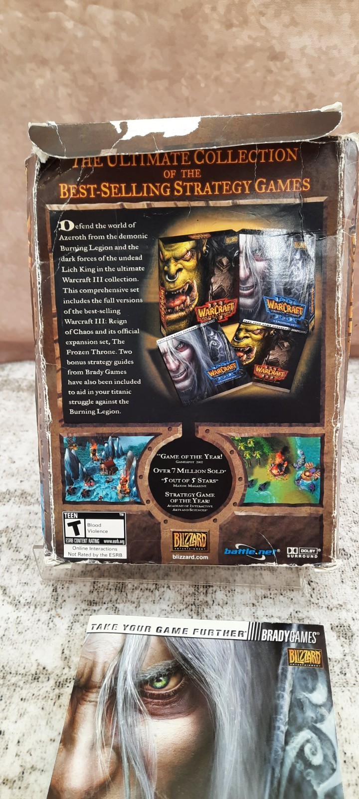 Warcraft III Battle Chest PC/Mac Reign of Chaos Frozen Throne Blizzard