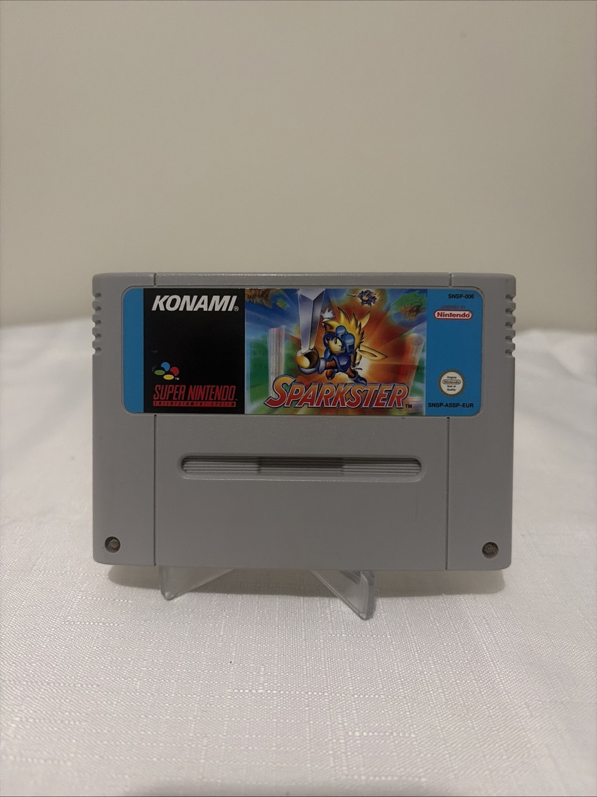Sparkster – Nintendo Super NES SNES Action Adventure Platformer Video Game