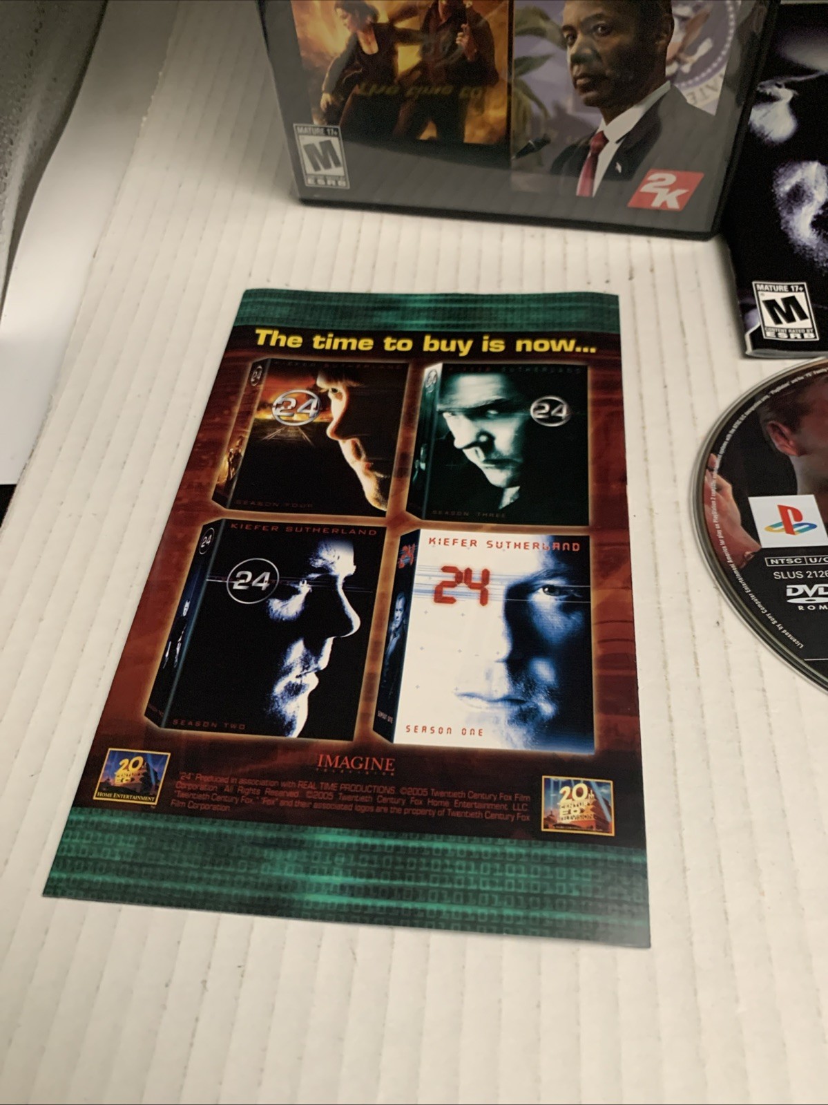 24 The Game – Sony Playstation 2 Pristine Condition See Pics PS2 More In Store