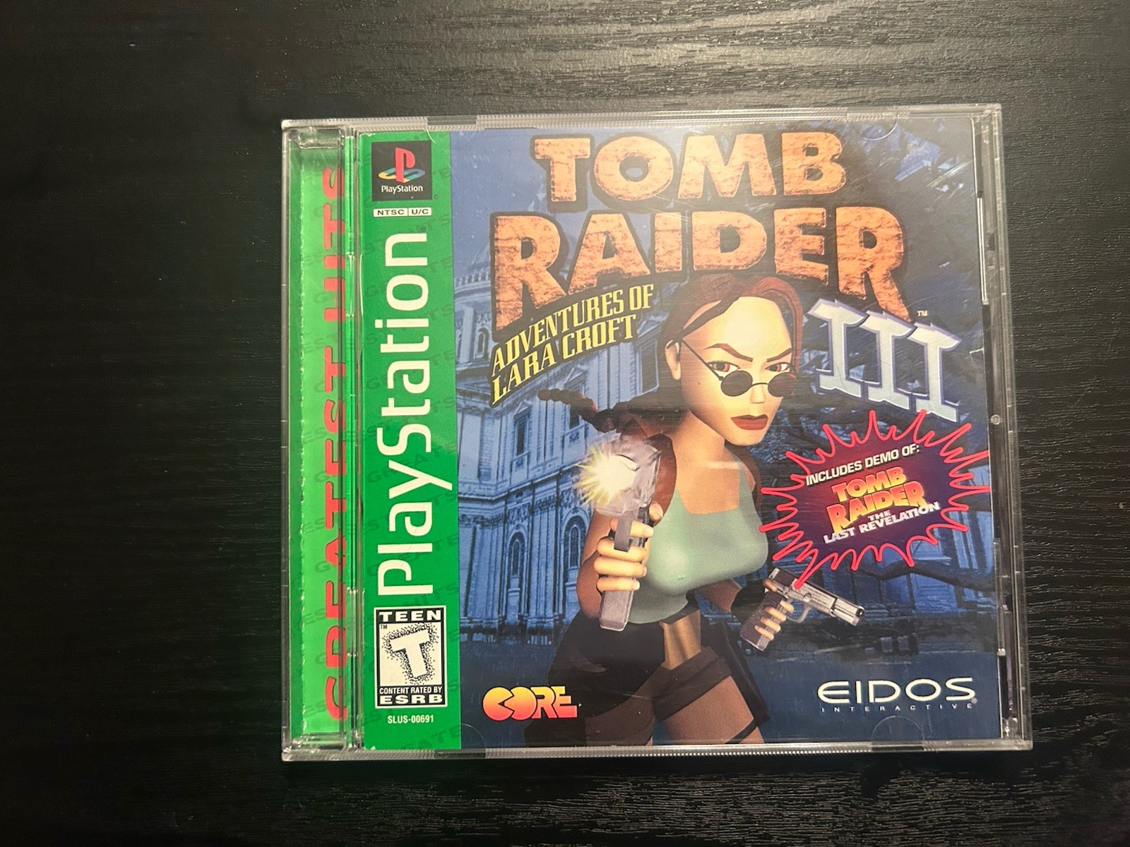 Tomb Raider III 3 PlayStation 1, CIB Greatest Hits Edition, Tested