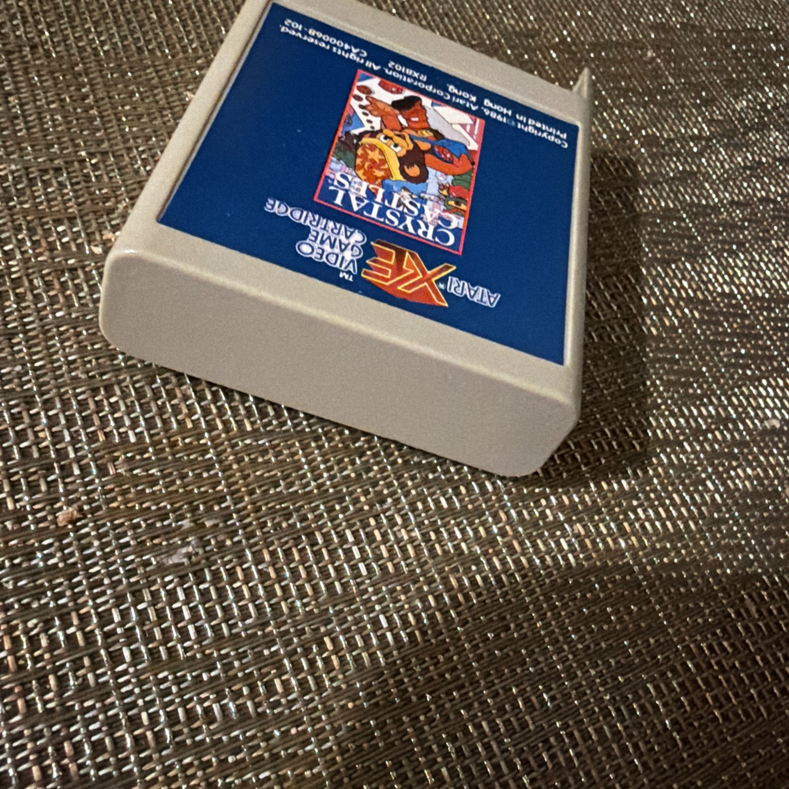 Crystal Castles Atari 400/800/XL/XE XEGS Authentic Cartridge Only Cleaned Tested