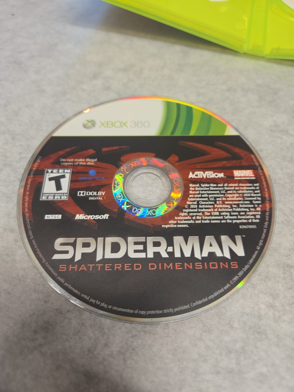 Spider-Man: Shattered Dimensions [Xbox 360] [X360] [2010] [Complete] Not Tested