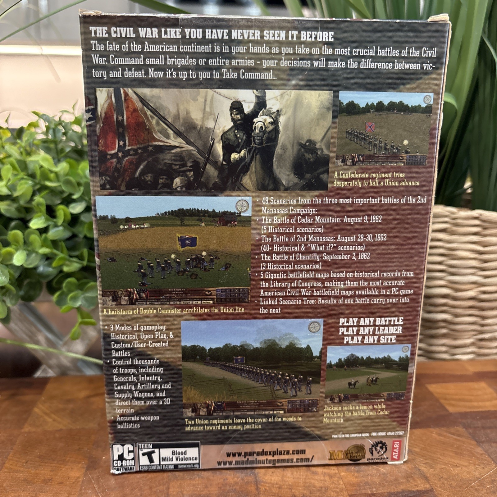 American Civil War: Take Command — Second Manassas (PC, 2006) Sealed NOS