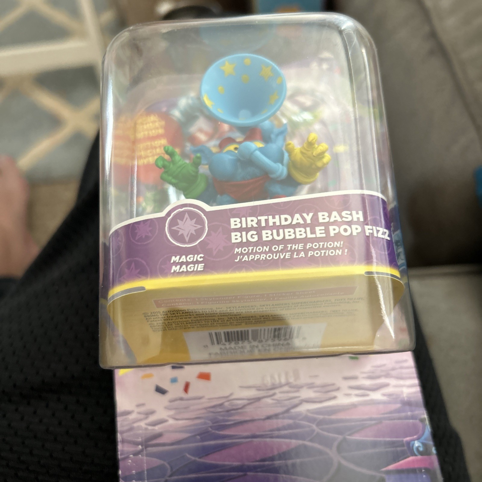 SKYLANDERS SUPER CHARGERS BIRTHDAY BASH BIG BUBBLE POP FIZZ
