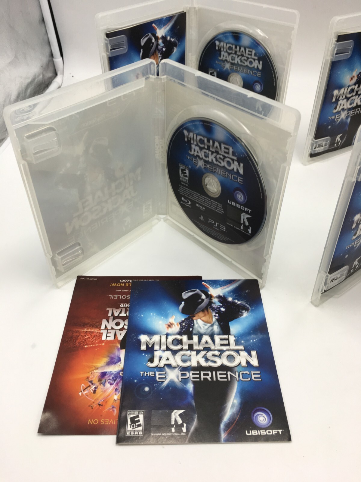 Lot of 4 – Michael Jackson The Experience (Sony PlayStation 3, PS3) w/ Manuals