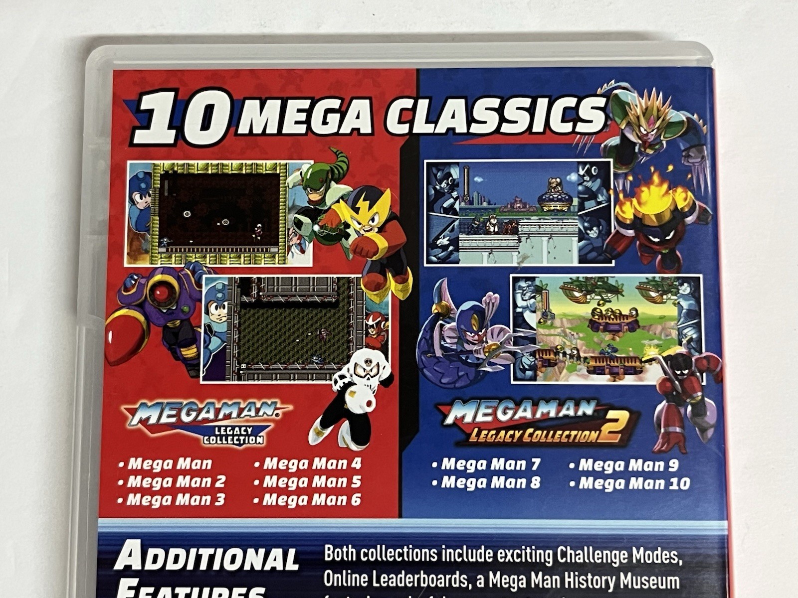 Mega Man Legacy Collection 1 + 2 Nintendo Switch W/Jewel Case Multiplayer TESTED