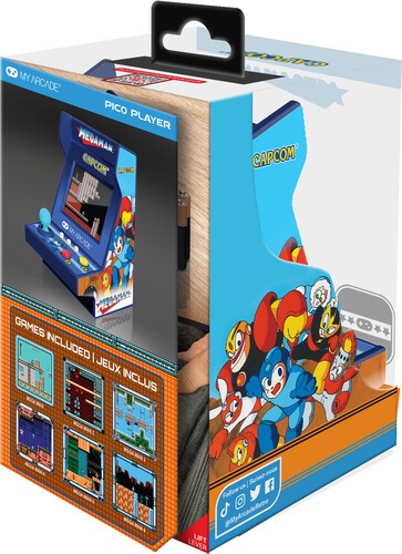 My Arcade DGUNL-7011 Mega Man Pico Player Portable Retro Arcade (6 GAMES IN 1) [