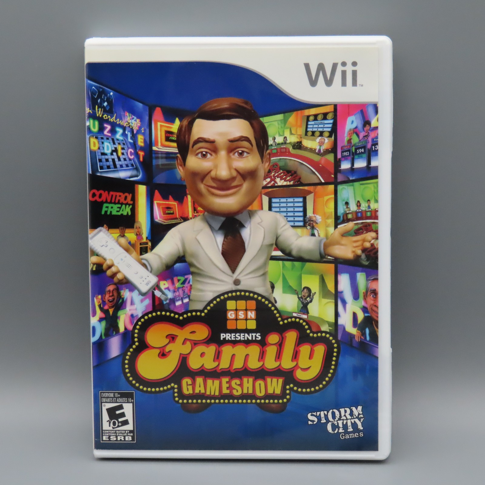 GSN Presents Family Gameshow Nintendo Wii Complete CIB Party Quiz Game Tested