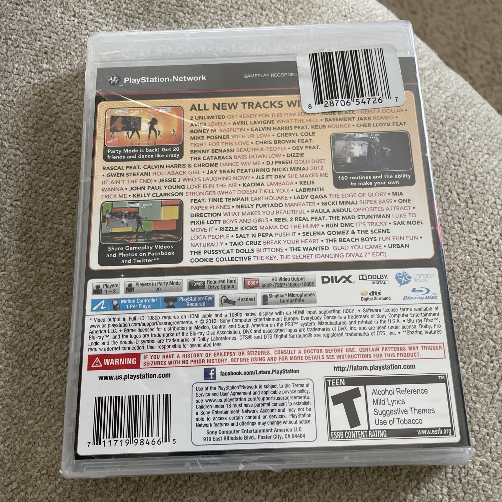 Everybody Dance 2 Playstation 3 PS3 Brand New Sealed