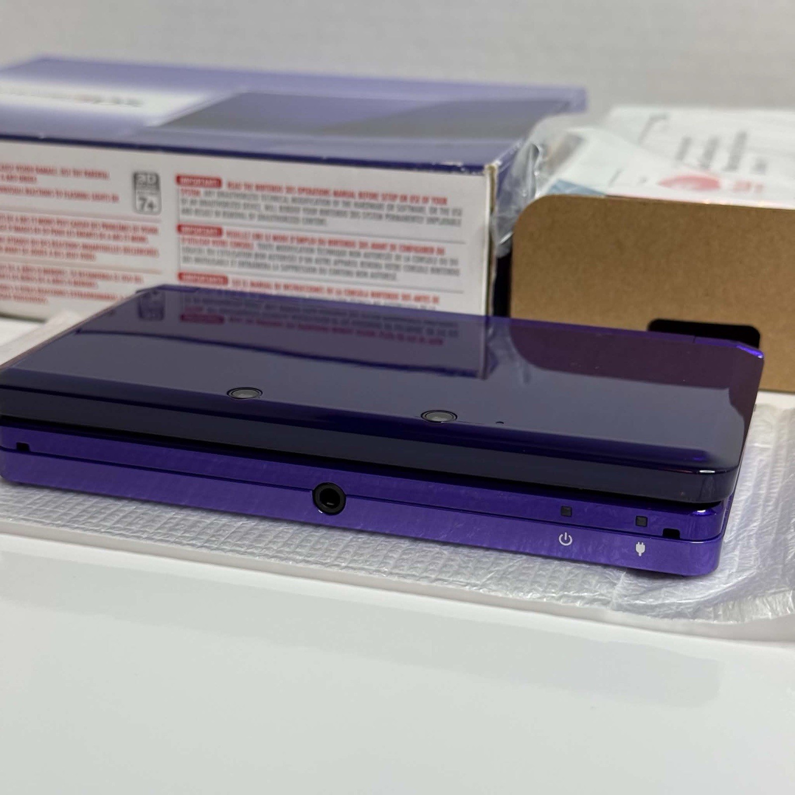 Nintendo 3DS Midnight Purple Console – Complete CIB In Box – CLEAN SYSTEM