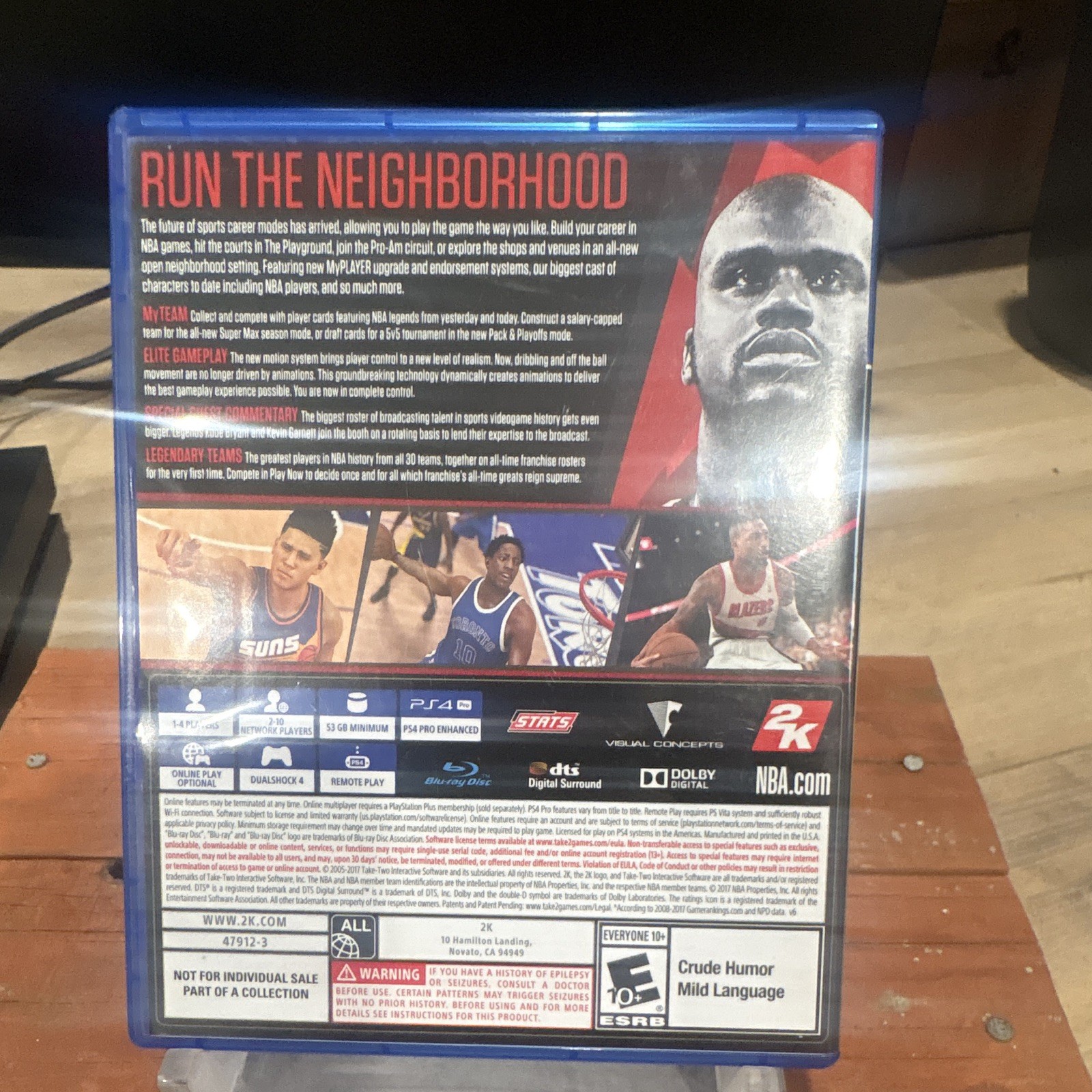 2K NBA 2K18: Legend Edition Sony PS4 E10+ NTSC-U/C 2017 Sports Basketball