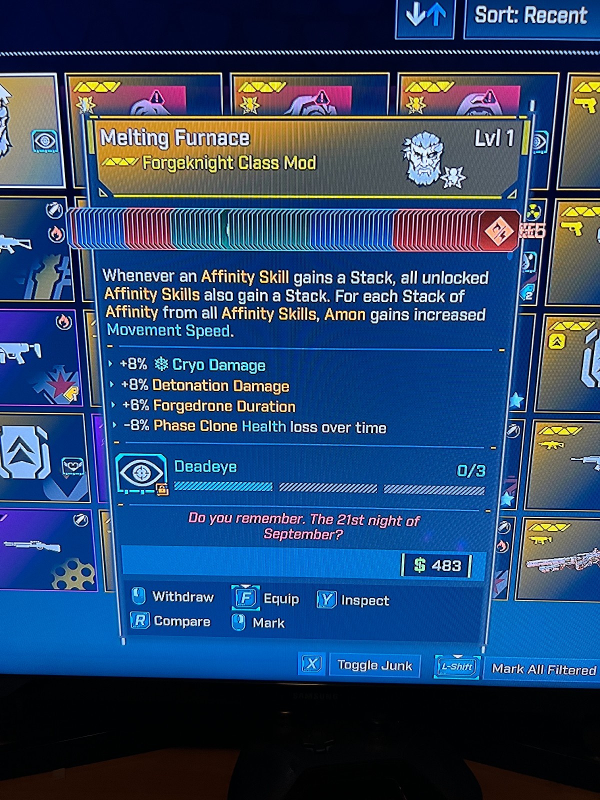Borderlands 4✨ MODDED LEVEL 1 ONE ALL SKILLS AMON CLASS MOD BL4 ✅PC-PS-XBOX✨