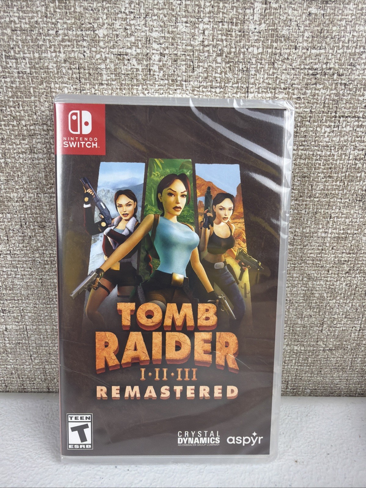 Tomb Raider I-II-III Remastered – Nintendo Switch – W/ Collectors Case SEALED