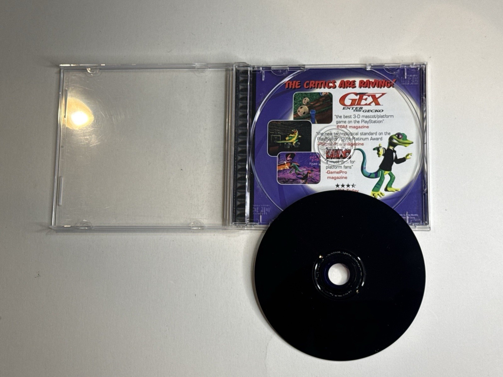 3 Game PS1 Gex Lot: Gex 1, 2, & 3 (Sony PlayStation 1) All CIB Complete W Reg