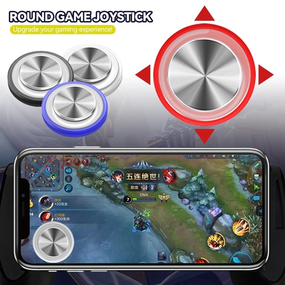 Mobile Gaming Joystick Metal Button Controller Trigger for iPhone Android